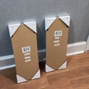 White And Gray Wall Decor Mirror Set