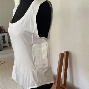 White Concealed Carry Women’s Bodysuit XL