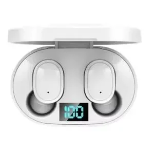 White Wireless Earbuds with Charging Case NEW IN BOX WITH CHARGER