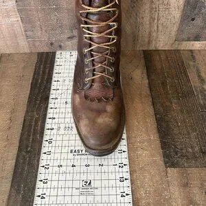 Whites Hathorn Vintage Logger Packer Plain Toe Work Boots Mens 8.5 EE
