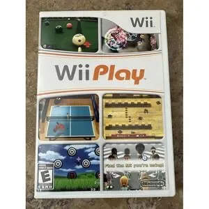 Wii Play (Nintendo Wii 2007) Complete With Manual