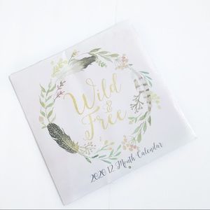 Wild & Free 2020 Calendar (12 Months)
