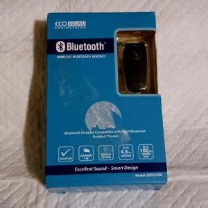 Wireless Bluetooth Headset Eco Sound Engineering Model ECO-V268 Black