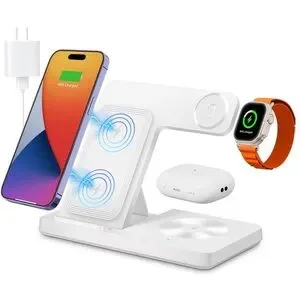 Wireless Charger 3 in 1 Charging Station Wireless Charging Stand iPhone SR1