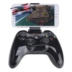 Wireless Gamepad Controller for iOS MFi Gaming Joystick with Clamp Holder