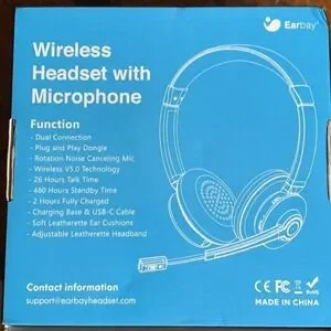 Wireless Headset With Microphone