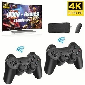 Wireless Retro 15 000+ Games Console Plug & Play Video TV Game Stick 4K HDMI NEW