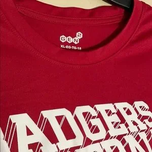 Wisconsin Badger Red Long Sleeve Top