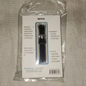 WITHit SILICONE FITBIT ALTA HR & ALTA BAND For FITbit New
