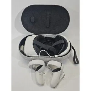 WN Occulus Meta Quest 2 All-in-One Wireless VR Headset 256GB W Controllers Case