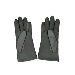 Women’s Gray Leather Lined Gloves Size 7
