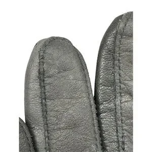 Women’s Gray Leather Lined Gloves Size 7
