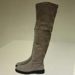 Women's Over-the-Knee Boots in Tan
