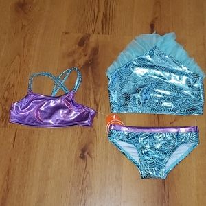 Wonder Nation 3 Piece Mermaid Swim