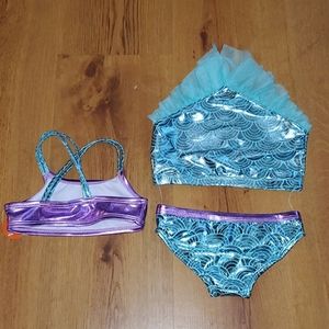 Wonder Nation 3 Piece Mermaid Swim