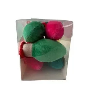Wondershop At Target Velvet Christmas Light Bulb Garland Multicolor 6 Feet New