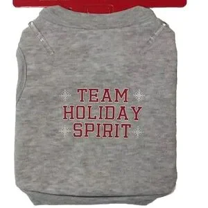 Wondershop Family Matching Cat “Team Holiday Spirit” Gray Pajamas Sweatshirt NEW