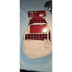 Wondershop Small Pet Buffalo Check Puffer Coat Dog Coat Cat Coat