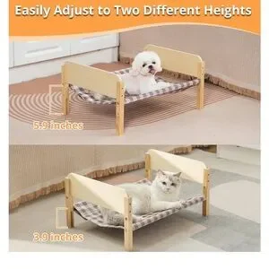 Wooden Pet Bed Stackable Adjustable For Small Animals (NWT)