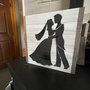 Wooden Wedding Art Sign