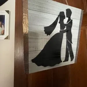 Wooden Wedding Art Sign