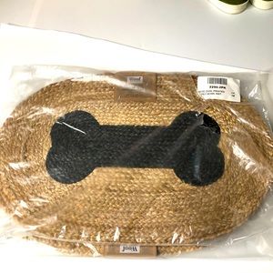 Woof & Co Set 2 Pet Bowl Mats Dog Food Place Mat