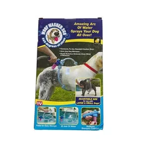 Woof Washer 360 Dog Washing Tool Adjustable Size Blue