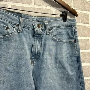 WRANGLER Mens Blue Denim Jeans Size 31x32