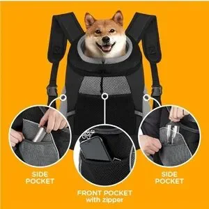 Wuffie Large Pink Pet Backpack/carrier For Dogs Up To 26 Lbs. NEW