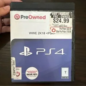 WWE 2K18 (Sony PlayStation 4 2017) Pre-Owned GameStop Disk