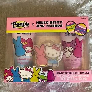 x Hello Kitty Bath Set - Pink and Purple