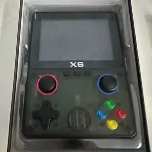 X6 Handheld Retro Video Game Console 3.5 Inch Screen 20 000 Games - 32GB - Black