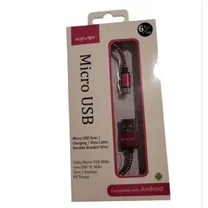 Xavier Micro USB "A" Charging Cable NIB