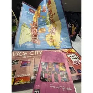 XBox Grand Theft Auto Vice City Video Game With Manual And Map