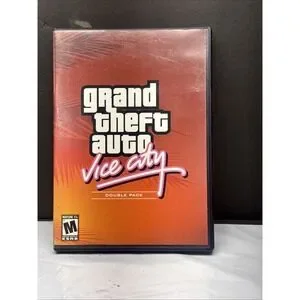 XBox Grand Theft Auto Vice City Video Game with Manual And Map