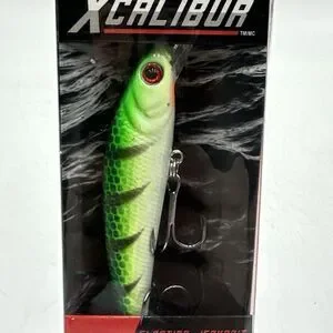 Xcalibur 1/4 Oz. Floating Jerkbait Fishing Lures Perch Green Discontinued