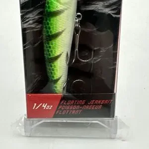 Xcalibur 1/4 Oz. Floating Jerkbait Fishing Lures Perch Green Discontinued