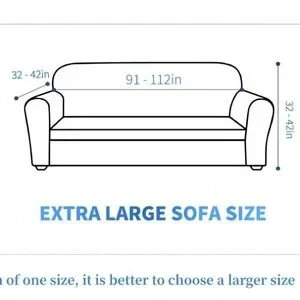 XL Beige Khaki Slipcover Couch Cover For Sofa
