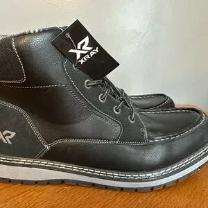 XRay Bevyn Men's Black Leather Boots New Size 13