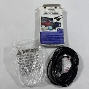 Xtreme Home Theater Replacement Power Cable Black 10 FT Open Box