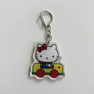 y2k 2000s super cute hello kitty car keychain keyring