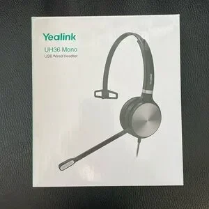 Yealink UH36 Mono USB Wired Headset New Open Box