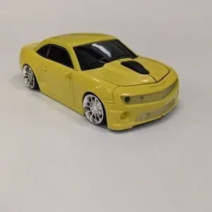 Yellow Camaro USB Mouse