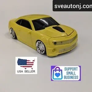 Yellow Camaro USB Mouse