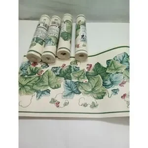 York prepared Decorative Border 4 rolls in packaging and one opened roll