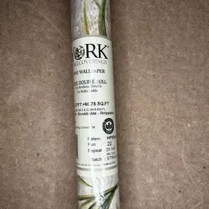 York Wallcoverings Fine Wallpaper Tropical Palm Tree HP5545 One Double Roll