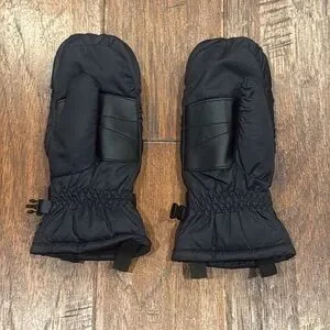 Youth Small - Columbia Black Insulated Mittens