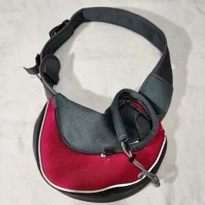Yudodo Pet Carrier Bag Dog Cat Travel Bag Padded Strap Small Color Pink And Gray