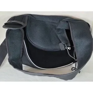 YUDODO Pet Dog Sling‎ Carrier Sz M Breathable Mesh Travel Safe Bag Crossbody