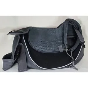 YUDODO Pet Dog Sling Carrier Sz M Breathable Mesh Travel Safe Bag Crossbody